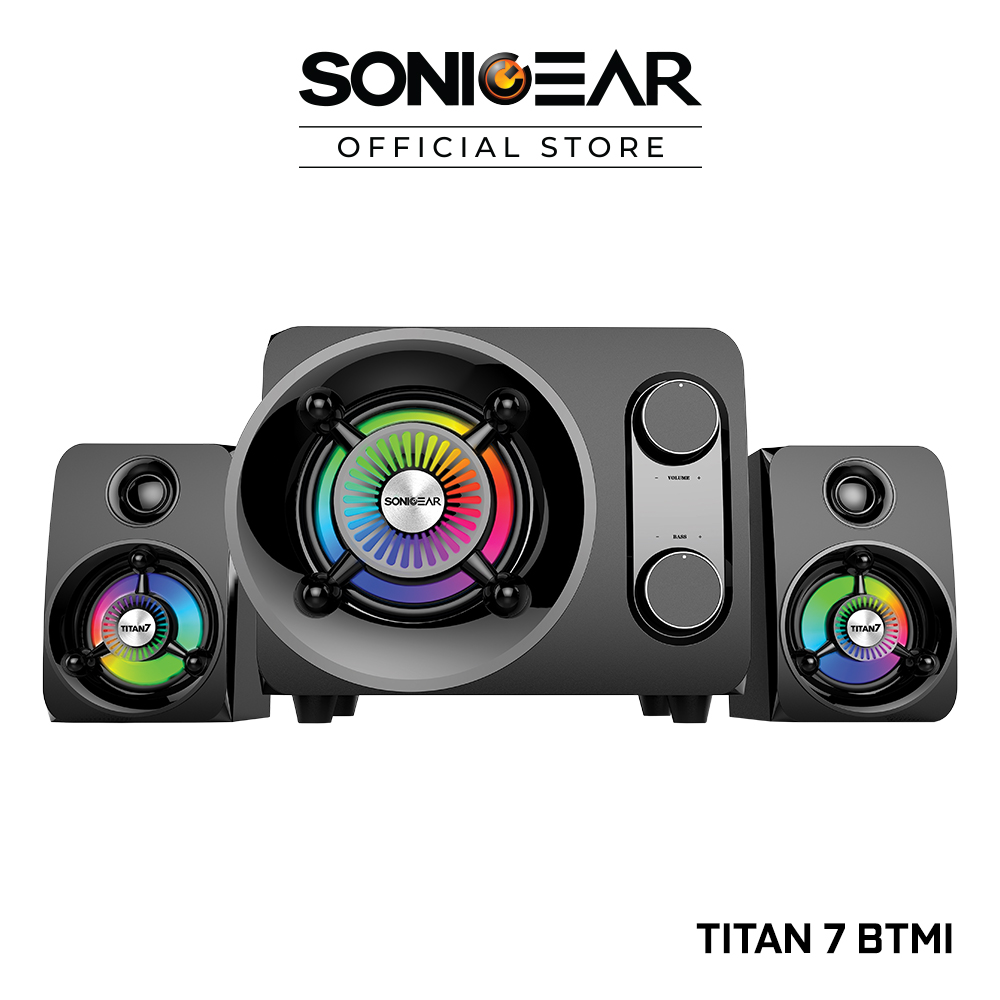 SonicGear Titan 7 Pro BTMI Bluetooth Speakers with FM Radio, USB, SD Card (25 Watt)