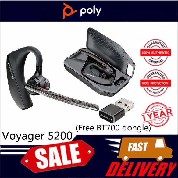 plantronics voyager 5200 Bluetooth Wireless Earphone Noise Canceling Headphones Voice Control plantronics5200