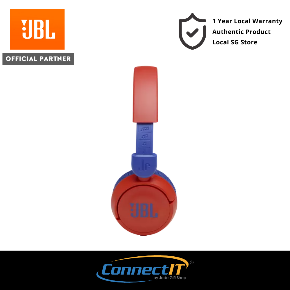 JBL JR310BT Wireless On-Ear Headphone Designed For Kids With 30 Hours Of Battery Life & JBL Safe Sound below 85dB With Build-in Mic (1 Year Local Warranty)