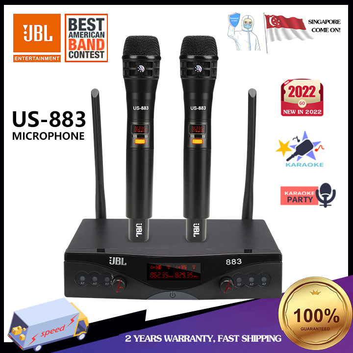 JBL US-883，VM500 best selling wireless microphone stage band performance wireless microphone receiver 870HMz new series frequency wireless microphone