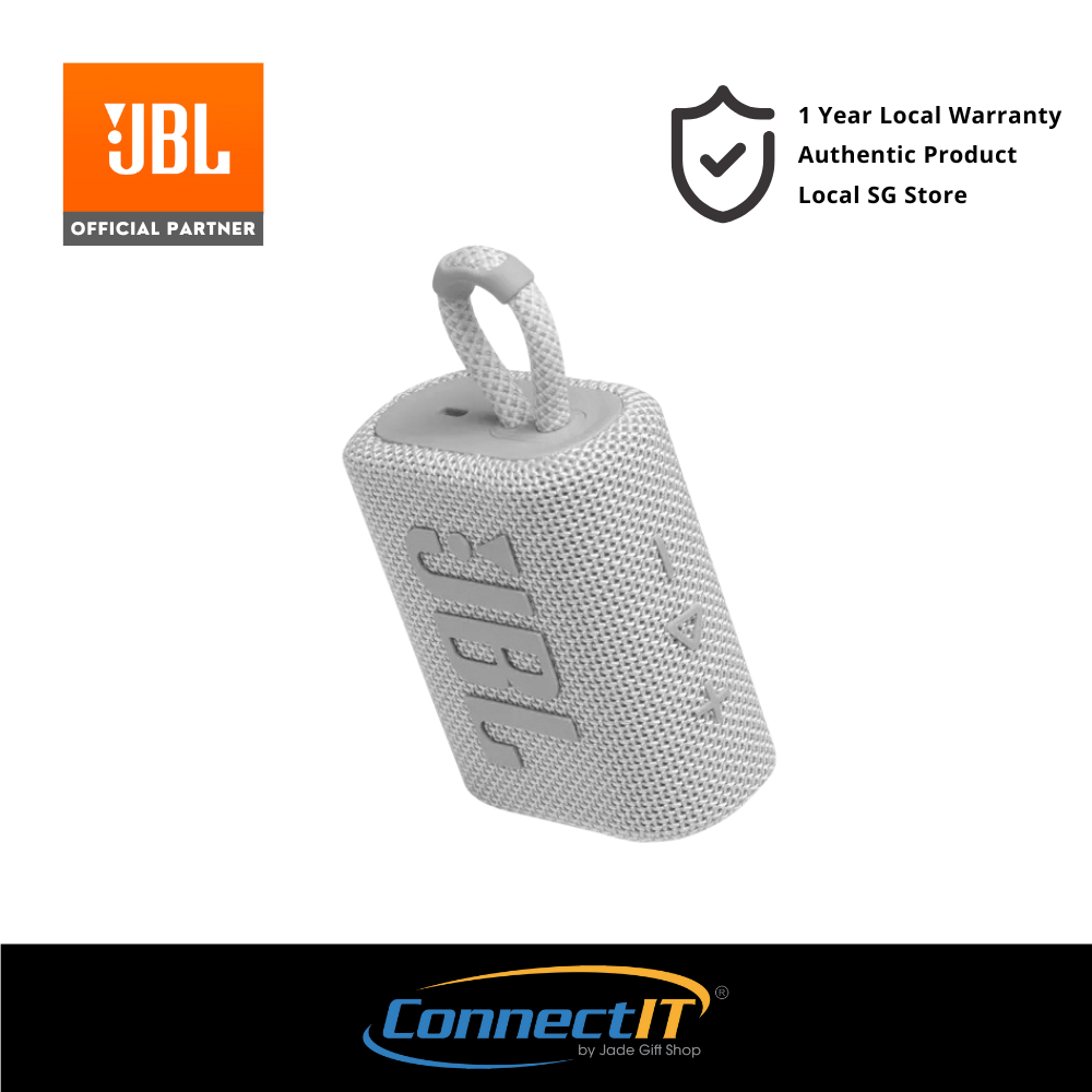 JBL GO 3 Waterproof Portable Bluetooth Speaker With 5 Hours Battery (1 Year Local Warranty)