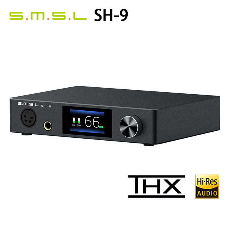 SMSL SH-9 Headphone Amplifier Thx Aaa Technology Rca / Xlr Input 6.35Mm Balanced Headphone Amplifier SH9