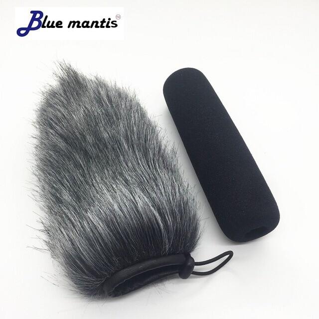 Dead cat Microphone Mic Windshield Furry Fur Wind Muff Windscreen Cover For RODE VideoMic Go Takstar SGC-598 MIC-01 Wind Shield