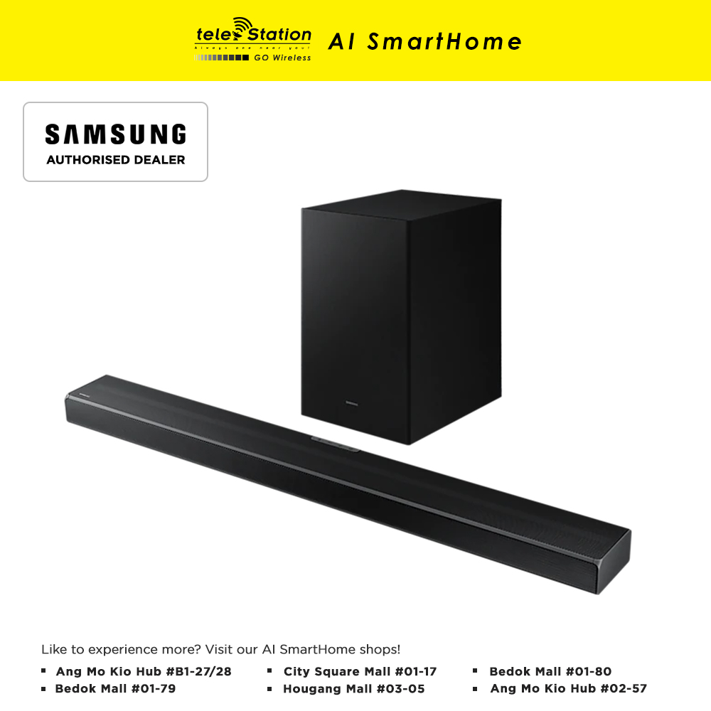 Samsung AV HW-Q600A 3.1.2ch Soundbar (2021) with Dolby Atmos │ 1 Year Local Warranty