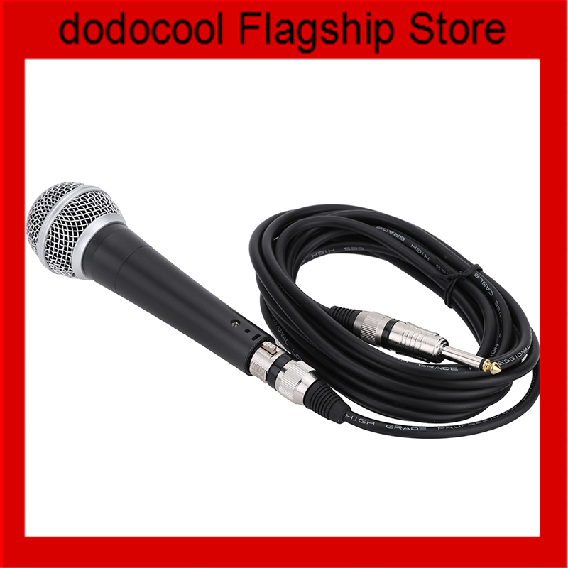 dodocool [Hot]Professional Handheld Wired Dynamic Mic Microphone with Cable